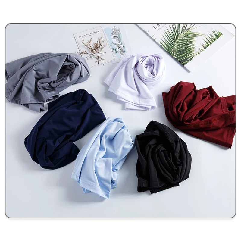 M-3XL Male Summer Casual Vest Sleeveless V-Neck Ice Silk Vest T-Shirts Tank Top Breathable Sports Undershirt Gyms Running Vest 2025 - Ellianto fashion Men's
