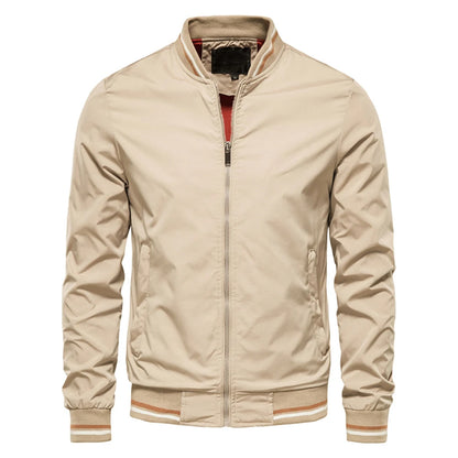 Spring Summer Bomber Jacket Men Black Casual Slim Fit Baseball Mens Jackets New Autumn Fashion High Quality Jackets for Men - Ellianto fashion Men's