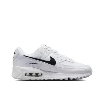 Nike Air Max 90 Next Nature White Black Classic Mesh Air Cushion Men Women Athletic Running Shoes Breathable Sneakers DH8010-101 - Ellianto fashion Men's