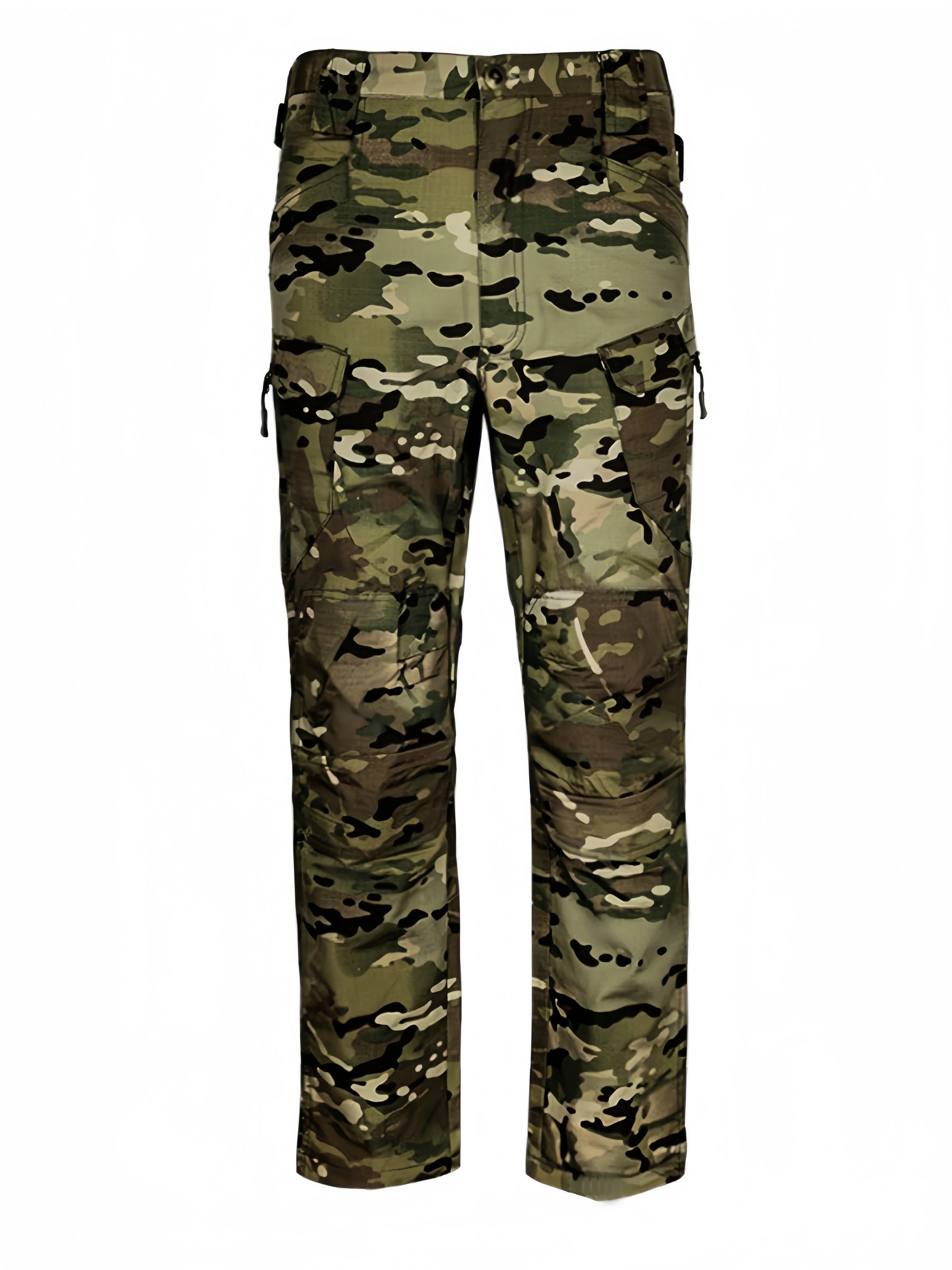 Men's Tactical Trousers Slim Pants Outdoor Overalls Straight Training Multiple Pockets Hiking Fishing Casual Pants Ix7 - Ellianto fashion Men's