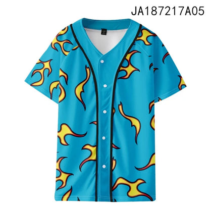 The Creator Golf Fire Flame Blue Hawaiian Shirt – Lightweight, Bold Summer Style for Effortless Beach and Streetwear Comfort for the Modern Gentleman