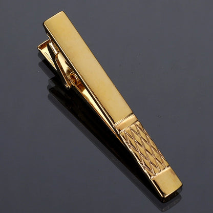 Metal Gold Color Tie Clip For Men Wedding Necktie Tie Clasp Clip Exquisite Gentleman Ties Business Tie Pin Men's Accessories - Ellianto fashion Men's