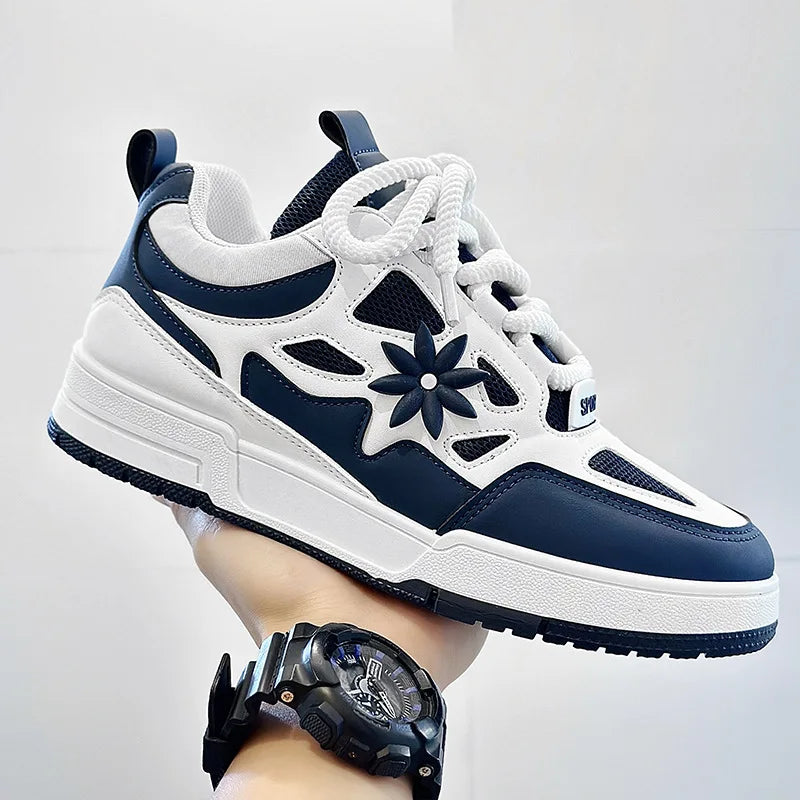 Men Platform Vulcanized Shoes New Fashion Increased Thick Sole Breathable Casual Wear Resistant Casual Sports Shoes for Men - Ellianto fashion Men's