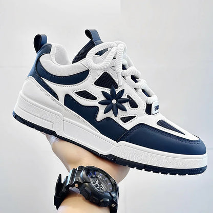 Men Platform Vulcanized Shoes New Fashion Increased Thick Sole Breathable Casual Wear Resistant Casual Sports Shoes for Men - Ellianto fashion Men's