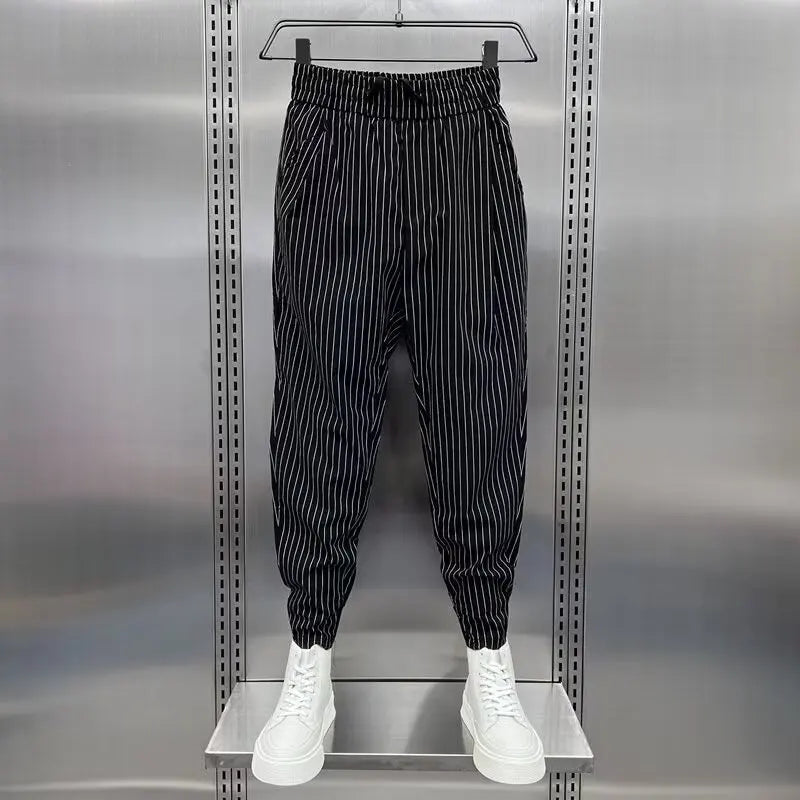 Men's Clothing Sweatshirt Men's Summer Pants Man Running Ice Silk Pants Gym Male Clothes Jogging Sport Joggers Big Size Cargo - Ellianto fashion Men's