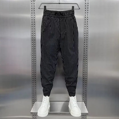 Men's Clothing Sweatshirt Men's Summer Pants Man Running Ice Silk Pants Gym Male Clothes Jogging Sport Joggers Big Size Cargo - Ellianto fashion Men's