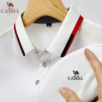 Set European brand Polo shirts for men in the new summer of 2025, high-quality, fashionable, casual, comfortable and breathable shor - Ellianto fashion Men's