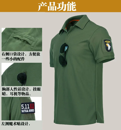 Men Polo Short Sleeve POLOS Sports Fitness Shirts T-Shirt Mesh Tshirt Goldwing GL1800 Japan Motocycles Lapel Tops Tee POLOS - Ellianto fashion Men's