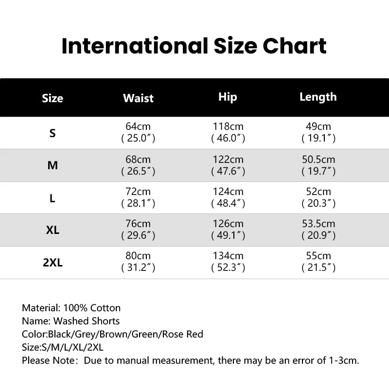 Set Summer Men's Sport Shorts Holiday Sportswear Five Star Print Acid Washed Drawstring Short Retro Old School Wearing Bottoms - Ellianto fashion Men's
