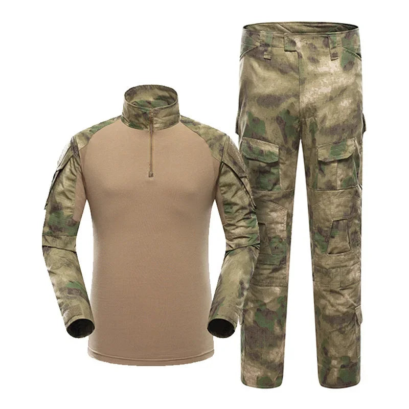 Tactical Uniform Suits Milit Outdoor Camouflage Suit Hunting Shirts Pants Fish Trainning Airsoft Paintball Clothes Sets - Ellianto fashion Men's