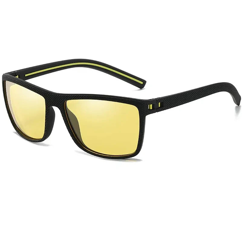 Square Polarized Sunglasses for Men and Women Lightweight Frame Sun Glasses with UV Protection - Ellianto fashion Men's