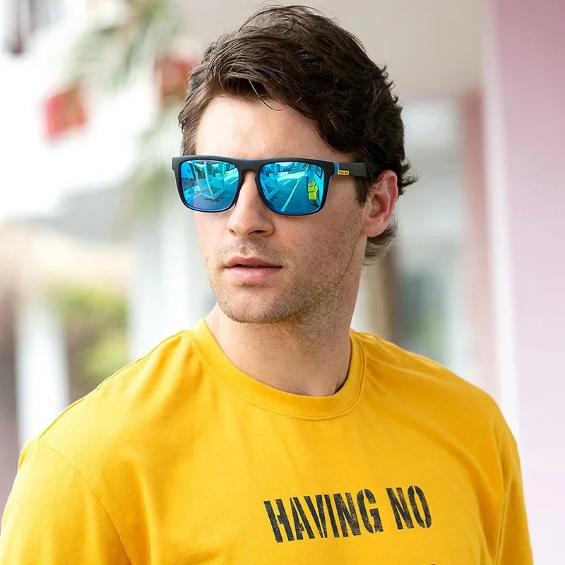 A pair fashion vintage polarized fashion glasses, retro driving fishing luxury fashion glasses, anti-glare eyewear eyepieces - Ellianto fashion Men's