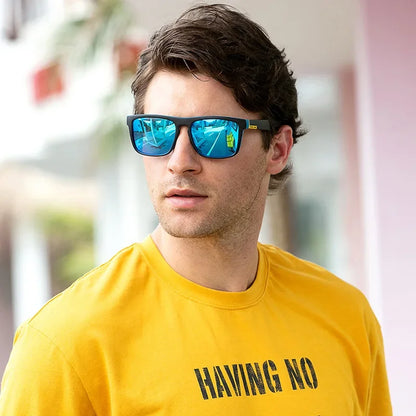 A pair fashion vintage polarized fashion glasses, retro driving fishing luxury fashion glasses, anti-glare eyewear eyepieces - Ellianto fashion Men's