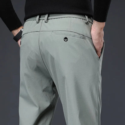 Men's Golf Pants 2025 Spring Autumn High Elasticity Fashion Casual Versatile Breathable Quality Trousers for Comfortable Wear - Ellianto fashion Men's