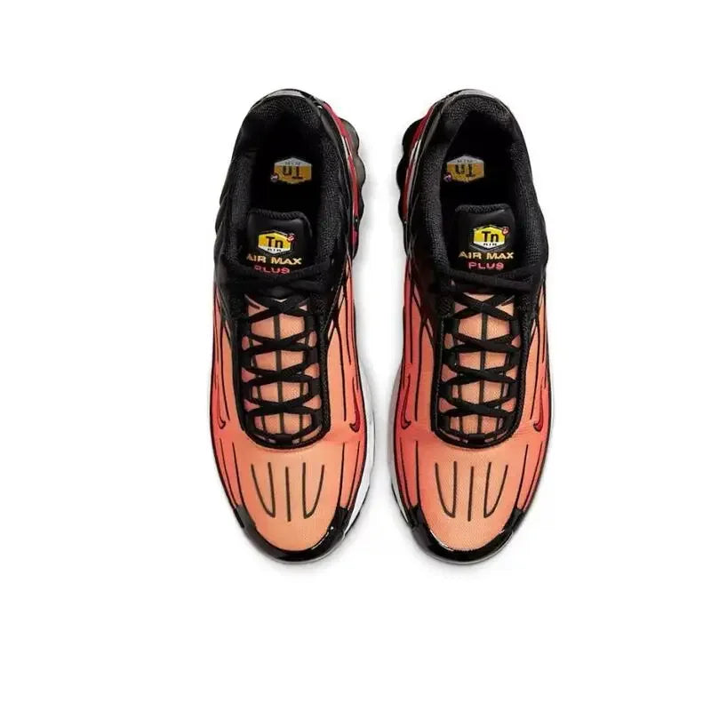 Nike Air Max Plus Tn 3 Running Shoes Non Slip And Durable Fabric Mesh Breathable Light Retro Classic FQ2387-001 - Ellianto fashion Men's