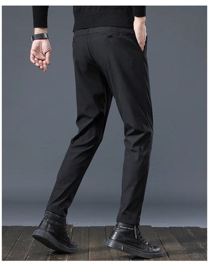 Men's Golf Pants 2025 Spring Autumn High Elasticity Fashion Casual Versatile Breathable Quality Trousers for Comfortable Wear - Ellianto fashion Men's