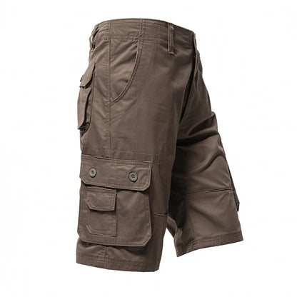 Cargo Knee Shorts Men Sports Casual Bermuda Shorts Plus Size Cotton Half Pants Golf Straight Running Gym Shorts Pants - Ellianto fashion Men's