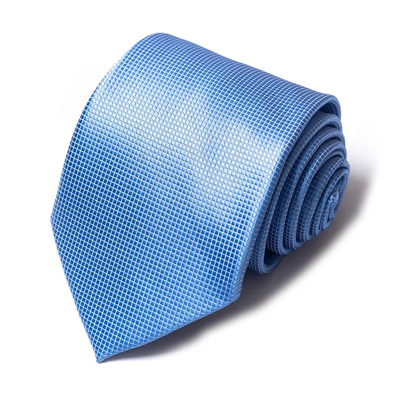High-quality Wedding Ties For Men Fashion New Style Blue Strip Print Neckties Daily Office Apparel Accessories Gift For Man - Ellianto fashion Men's