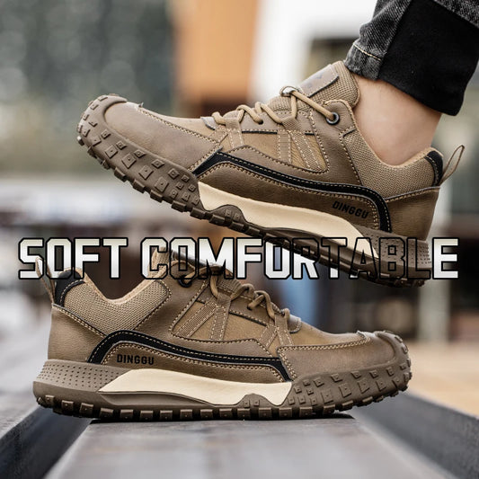 Male Safety Shoes Work Sneakers Indestructible Work Safety Boots Adjustable Men Steel Toe Shoes Sport Safty Shoes Dropshipping - Ellianto fashion Men's