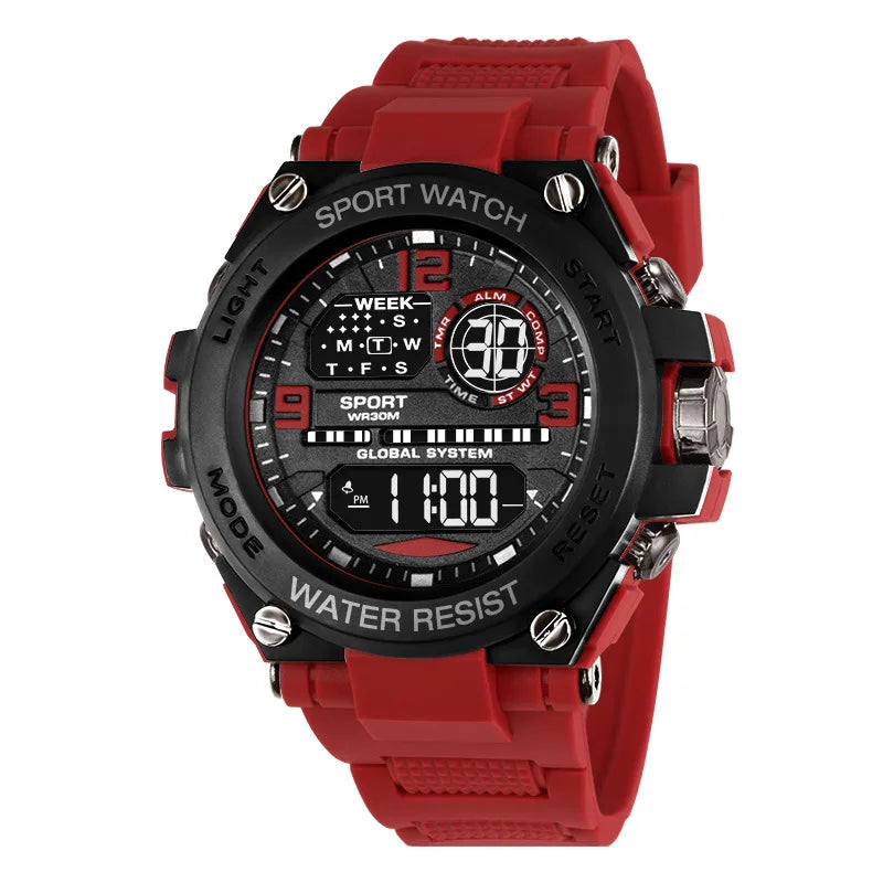 Men Waterproof Sports Watches Multifunction Electronic Watches Anti Drop and Shock-absorbing Wristwatches - Ellianto fashion Men's