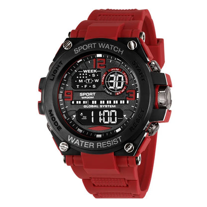 Men Waterproof Sports Watches Multifunction Electronic Watches Anti Drop and Shock-absorbing Wristwatches - Ellianto fashion Men's