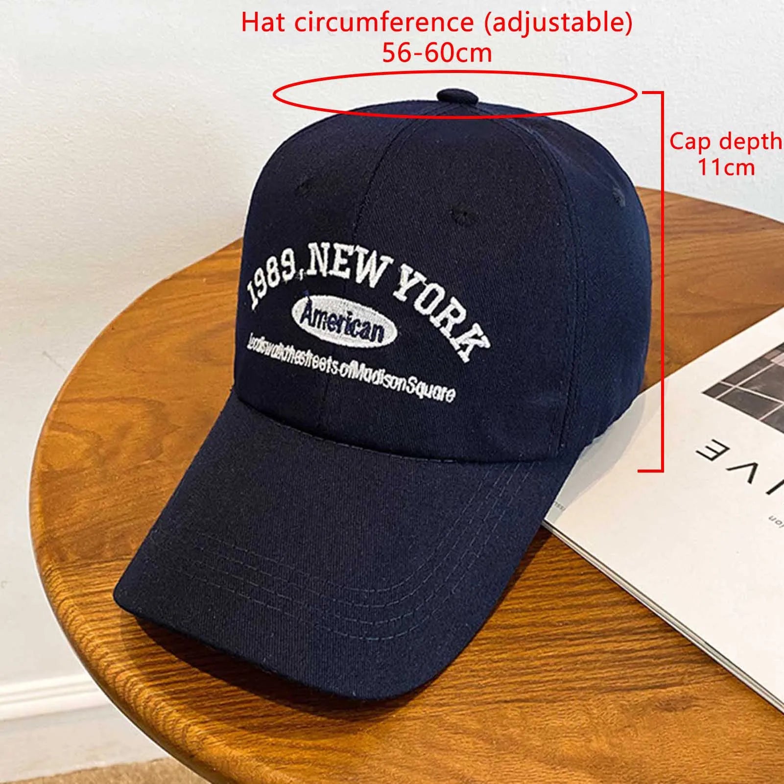 Casual Baseball Cap Unisex Embroidered Letter Baseball Cap Leisure Sun Protection Cap for Running Hiking Training - Ellianto fashion Men's