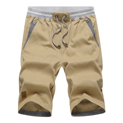 Shorts Man Summer Breathable Lightweight Short Pants Fashion Casual Board Shorts Casual Elastic Waist Drawstring Beach Shorts - Ellianto fashion Men's