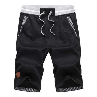 Shorts Man Summer Breathable Lightweight Short Pants Fashion Casual Board Shorts Casual Elastic Waist Drawstring Beach Shorts - Ellianto fashion Men's
