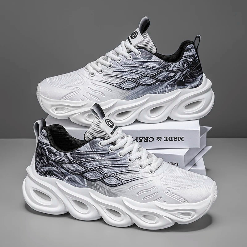 Trendy, versatile, comfortable, and durable slow walking shoes, summer new men's sports shoes - Ellianto fashion Men's