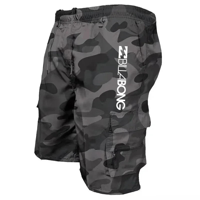 Summer 2025 new shorts, men's casual shorts, fashionable multi-pocket running shorts, loose sports basketball coach shorts - Ellianto fashion Men's