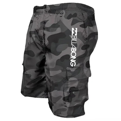 Summer 2025 new shorts, men's casual shorts, fashionable multi-pocket running shorts, loose sports basketball coach shorts - Ellianto fashion Men's