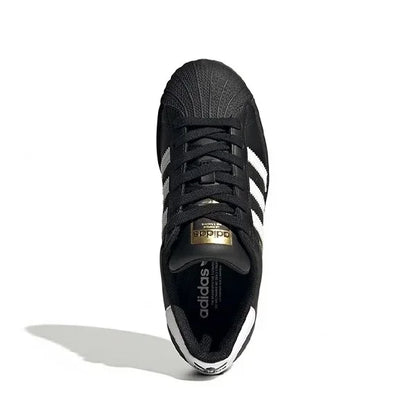 Adidas Originals Superstar Men's Women's Skateboarding Shoes, Lightweight, Durable, Non-slip, Low-top Board Shoes, Black/White - Ellianto fashion Men's