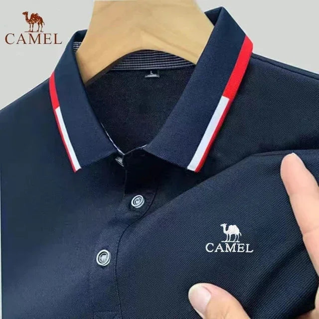 Set European brand Polo shirts for men in the new summer of 2025, high-quality, fashionable, casual, comfortable and breathable shor - Ellianto fashion Men's