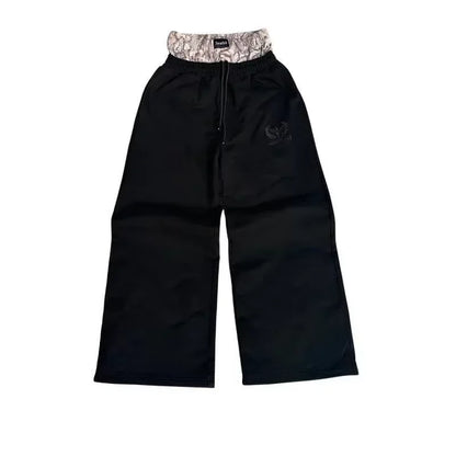2025 Gothic Embroidered Joggers – Retro Hip-Hop Style and Oversized Comfort for the Modern Gentleman