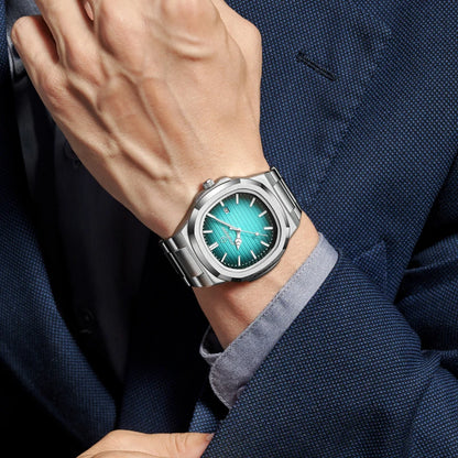 Men Luxury Watch Business Waterproof Male Clock Luminous Date Stainless Steel Square Quartz Men Watch reloj hombre - Ellianto fashion Men's