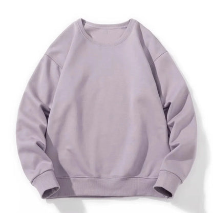 Thick Cotton Pullover Sweatshirt – Japanese-Inspired Comfort and Effortless Style for the Modern Gentleman