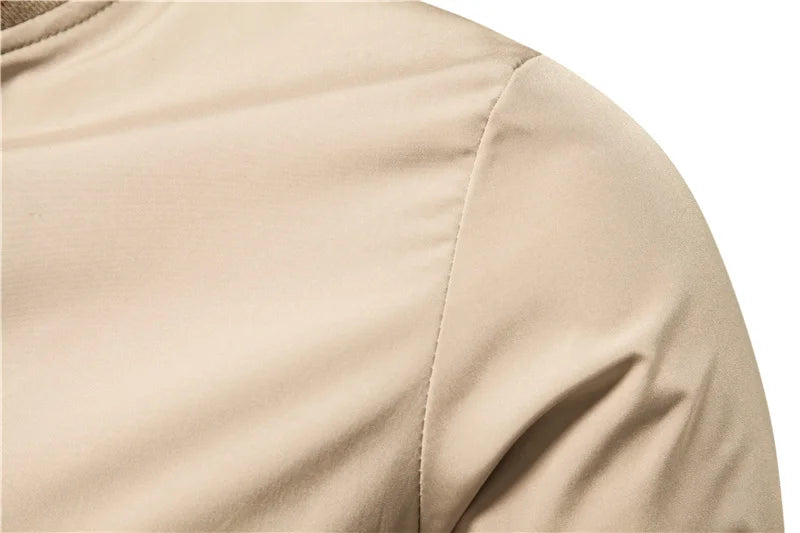 Spring Summer Bomber Jacket Men Black Casual Slim Fit Baseball Mens Jackets New Autumn Fashion High Quality Jackets for Men - Ellianto fashion Men's