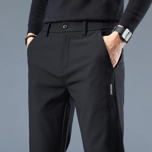 Men's Golf Pants 2025 Spring Autumn High Elasticity Fashion Casual Versatile Breathable Quality Trousers for Comfortable Wear - Ellianto fashion Men's