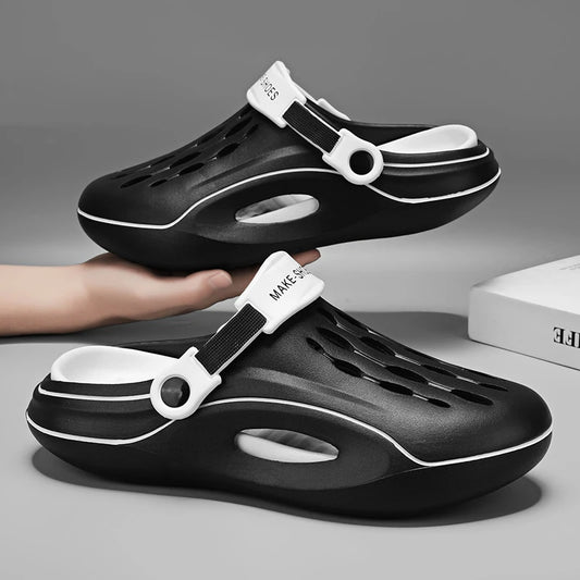 Fashion Men Outdoor Sandals Slippers Beach Comfortable Clogs Fashion Men Women Casual Shoes Garden Shoes Mens Beach Sandals - Ellianto fashion Men's