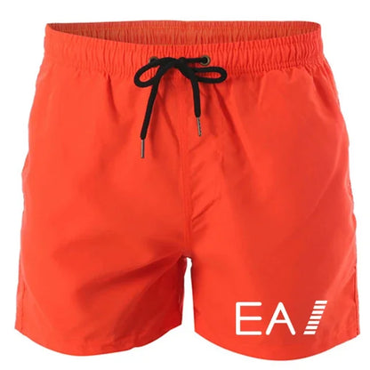 Set 2025 Summer men's swimwear and shorts brand swimwear, sexy swimwear, low-waist breathable swimwear, beach surfing swimming trunk - Ellianto fashion Men's