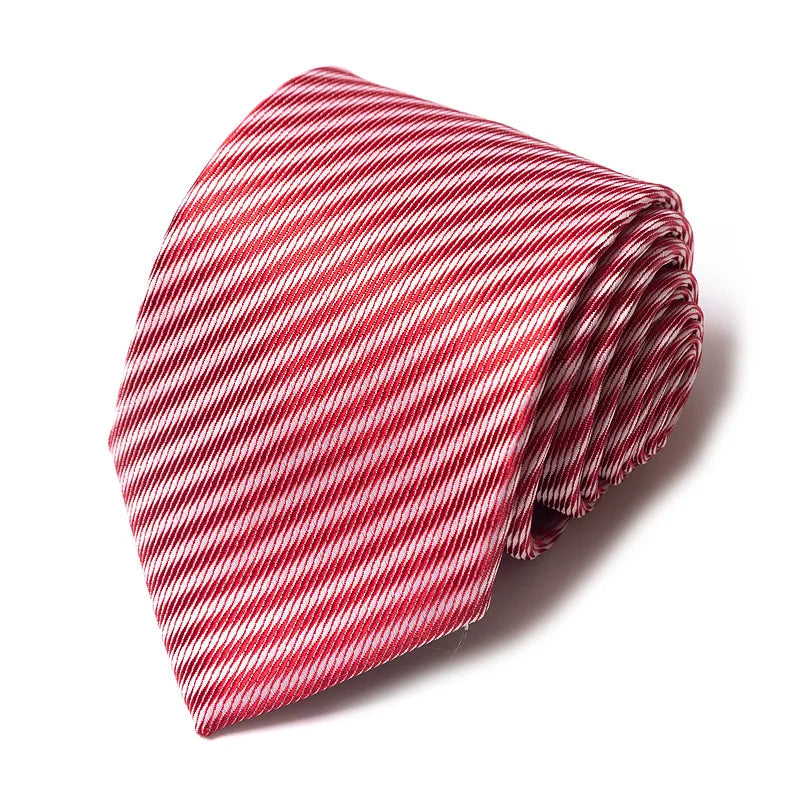 High-quality Wedding Ties For Men Fashion New Style Blue Strip Print Neckties Daily Office Apparel Accessories Gift For Man - Ellianto fashion Men's
