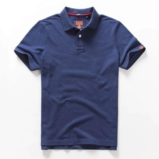 Summer Mens Polo shirts Cotton Shirts Short Sleeve Letter Embroidered Emblem Simple Shirt for Male Size M-3XL BP6900 - Ellianto fashion Men's