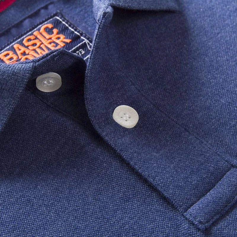Summer Mens Polo shirts Cotton Shirts Short Sleeve Letter Embroidered Emblem Simple Shirt for Male Size M-3XL BP6900 - Ellianto fashion Men's