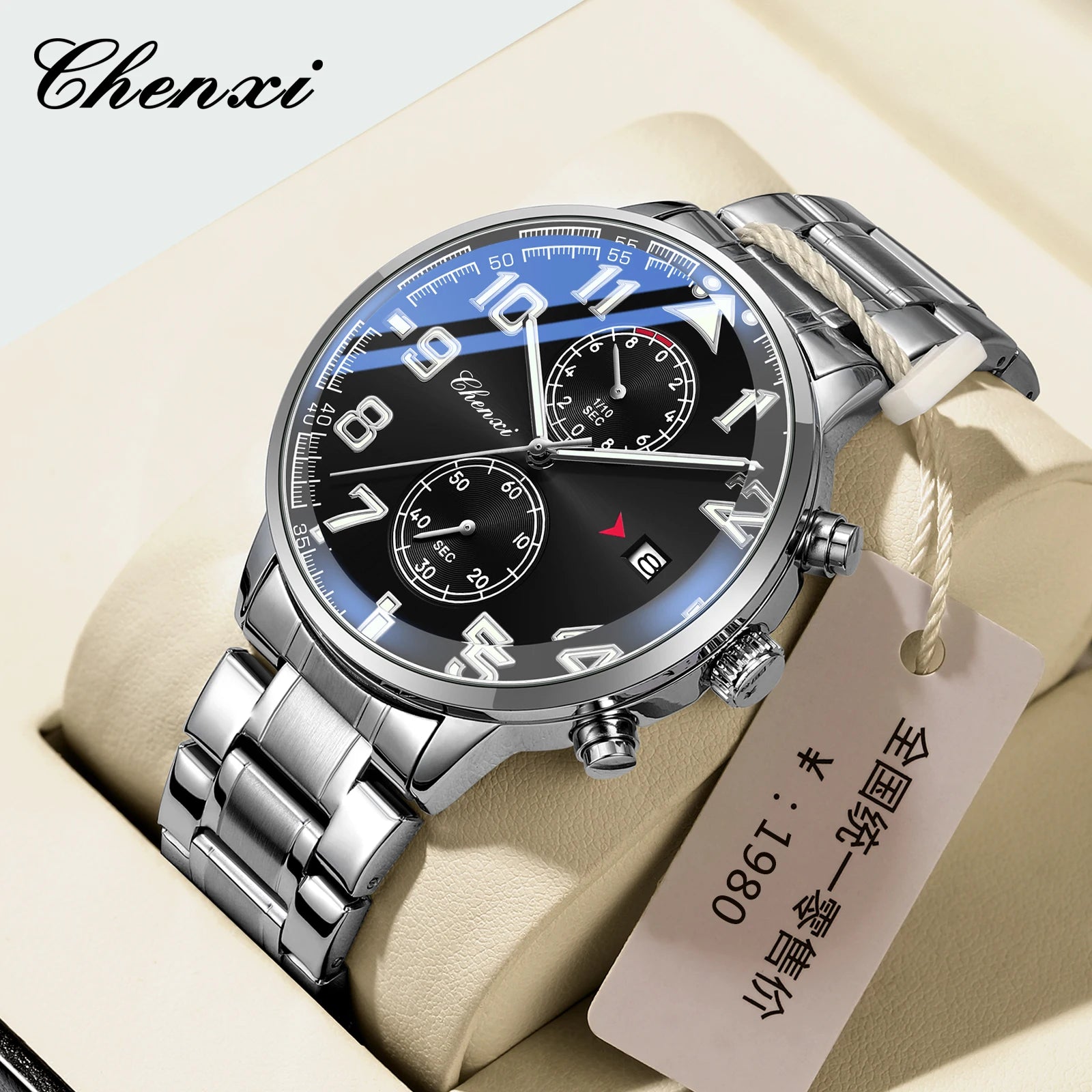 NEW Fashion Multifunction Men for Watches Top Brand Casual Sports Waterproof Wristwatch Chronograph Calendar Men's Watch Gifts - Ellianto fashion Men's