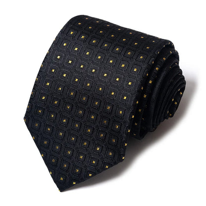 High-quality Wedding Ties For Men Fashion New Style Blue Strip Print Neckties Daily Office Apparel Accessories Gift For Man - Ellianto fashion Men's
