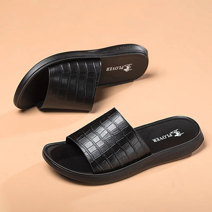 High-Quality Men's Casual Sandals – Comfortable Summer House Slippers and Flip-Flop Slides