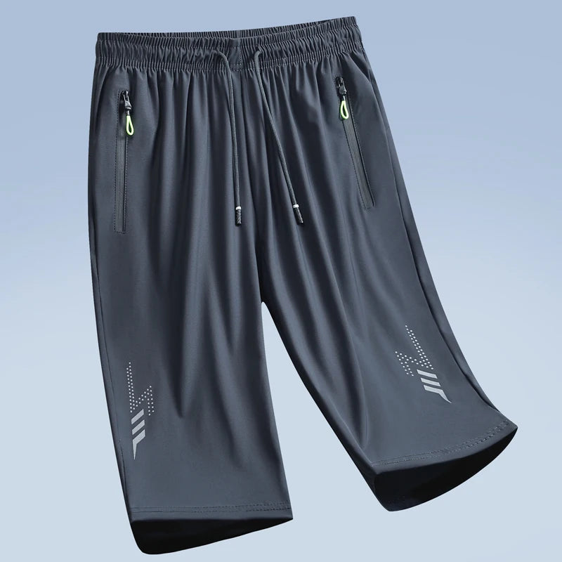 3XL Quick Dry Jogging Fitness Shorts Men Summer Sports Bottoms Thin Breathable Beach Short Pants Male Running Shorts Lightweight - Ellianto fashion Men's