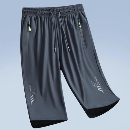 3XL Quick Dry Jogging Fitness Shorts Men Summer Sports Bottoms Thin Breathable Beach Short Pants Male Running Shorts Lightweight - Ellianto fashion Men's
