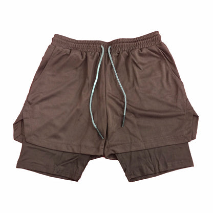 Men's Multi Pocket Shorts Fitness Shorts Casual Beach Sports Lined Skinny Shorts Everyday Style Mesh Camouflage Running Shorts - Ellianto fashion Men's