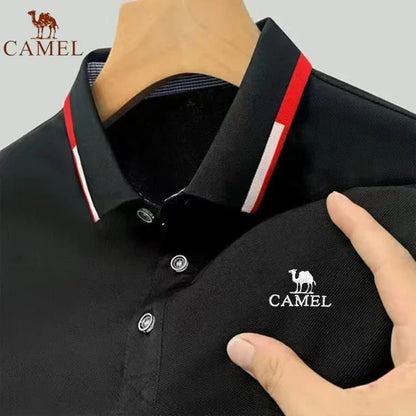 Set European brand Polo shirts for men in the new summer of 2025, high-quality, fashionable, casual, comfortable and breathable shor - Ellianto fashion Men's